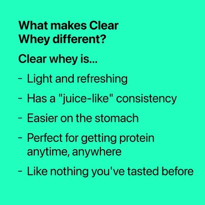 Oath Nutrition Clear Whey Protein Powder - Frosty Lemonade: Gluten-Free - 20g Protein - 18 Servings