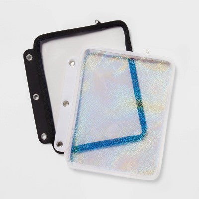 3 Ring Tablet Zip Pouch Iridescent - up&up