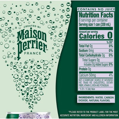 Maison Perrier Blackberry Sparkling Water - 8pk/11.15 fl oz Cans