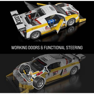 Mattel Brick Shop Hot Wheels '15 Audi R8 LMS Building Toy Kit 820pc