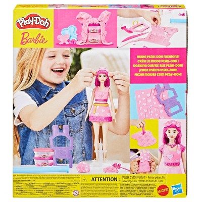 Play-Doh Barbie Hearts and Hair Designer Doll Set