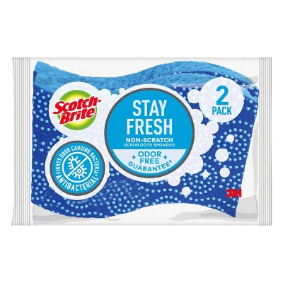 Scotch-Brite Scrub Dots Non-Scratch Scrub Sponge - 2pk
