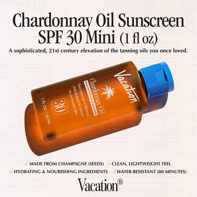 Vacation Chardonnay Oil Sunscreen - SPF 30 - 1oz