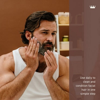 Cremo 2-in-1 Beard Wash and Softener - Casked Vanilla - 6 fl oz