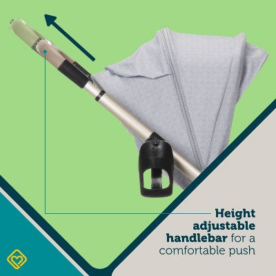Safety 1st Turn & Go Rotating Travel System - French Gray (LOCAL PICKUP ONLY)