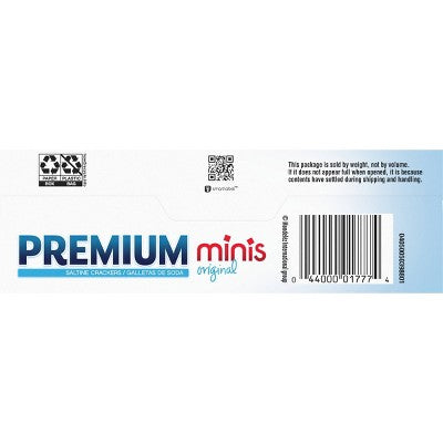 Premium Minis Original Saltine Crackers - 11oz