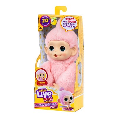 Little Live Pets My Baby Monkey Minis - Luna Lemon