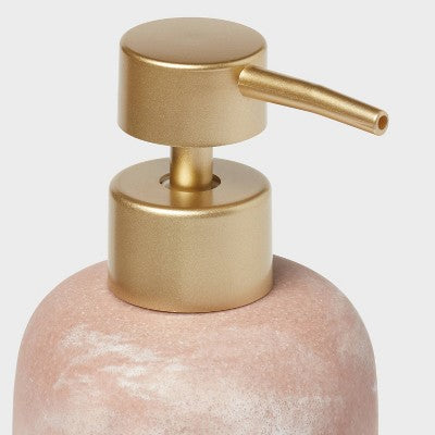 Pink Quartz Resin Soap Pump - Threshold