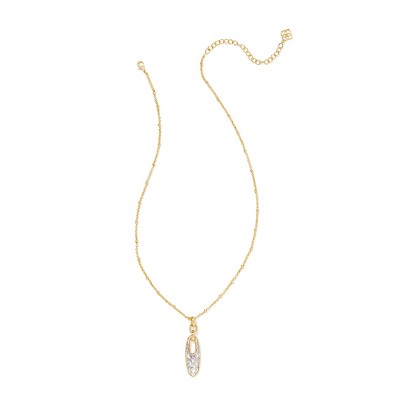Kendra Scott Janie Small Long Pendant Necklace - Gold/Silver