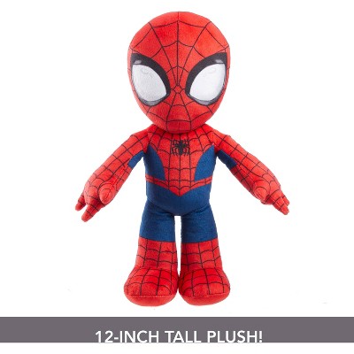 Marvel Plush Talkers Spider-Man Soft Toy, 11.75" Collectible Figure with Sounds & Phrases