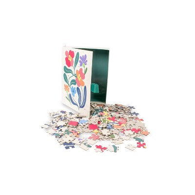 Puzzle Keepsake Box Floral - Bullseye's Playground