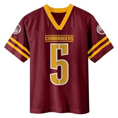 NFL Washington Commanders Jayden Daniels Boys' Jersey - XS