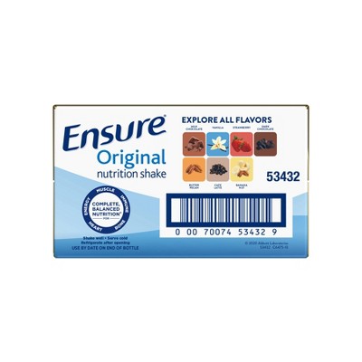 Ensure Original Nutrition Shake - Vanilla - 16ct/128 fl oz