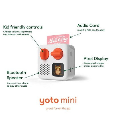 Yoto Starter Pack for Little Kids (6 Audio Card Pack)