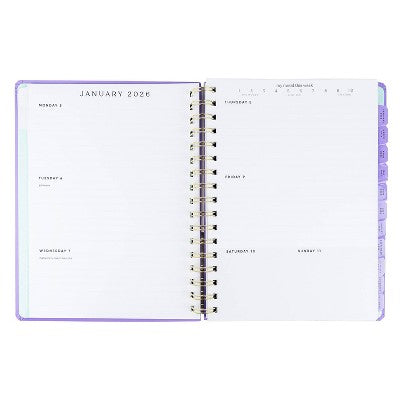 Be Rooted 2026 Yearly Planner 7"x9" All The Things Lavender