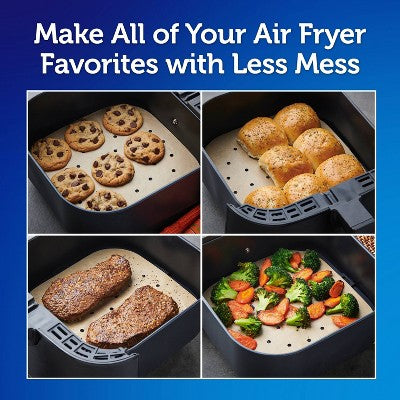 Reynolds Kitchens Unbleached Parchment Air Fryer Liners - 30ct/16.875sq ft