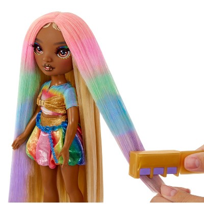 Rainbow High 11" Hair Chalk and Style Meline Rainbow and Gold Doll