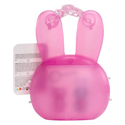 Mini Glam Purse with Cosmetic Bunny - Berry