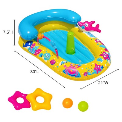 Banzai Splash Discovery Activity Center: Baby Float & Water Toys