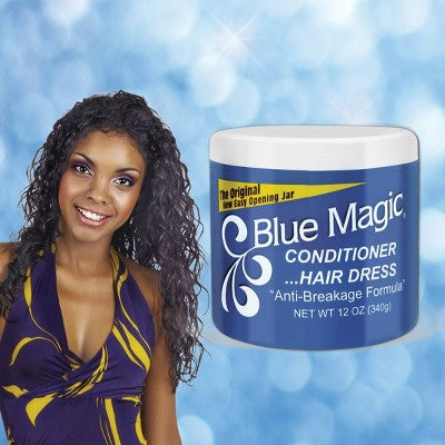 Blue Magic Anti-Breakage Formula Conditioner - 12oz: Paraben-Free, For Textured & Curly Hair, Moisturizing Cream