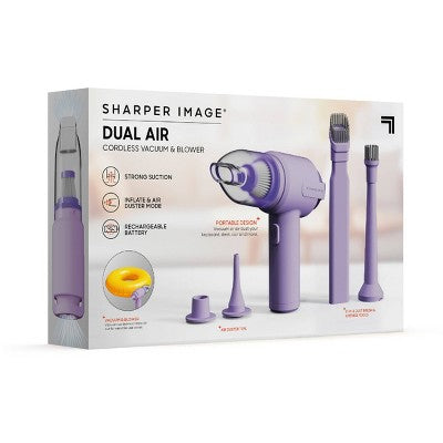 Sharper Image Cordless Handheld Vacuum and Blower Purple