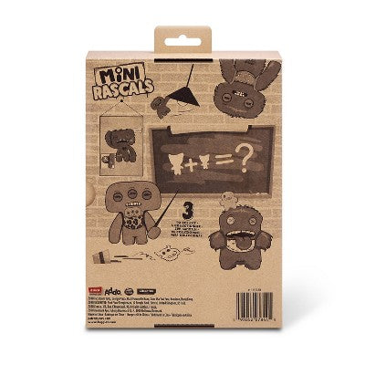 Fuggler Squidge Brown Long Pile Mini Rascals
