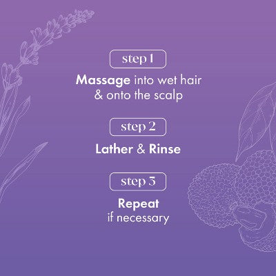 Mielle Organics Scalp Soothing Shampoo - Lavender & Lychee - 12 fl oz