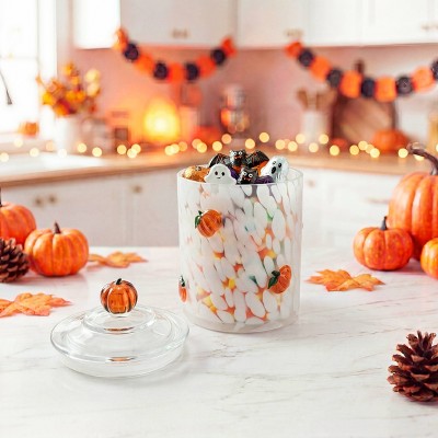 Cook With Color Pumpkin Halloween Icon Treat Gifting Jar