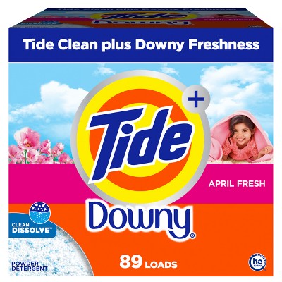 Tide with Downy Powder Laundry Detergent - 89 Loads