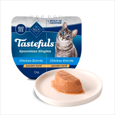 Blue Buffalo Tastefuls Spoonless Singles Chicken Entree Pate Adult Dry Cat Food - 2.6oz