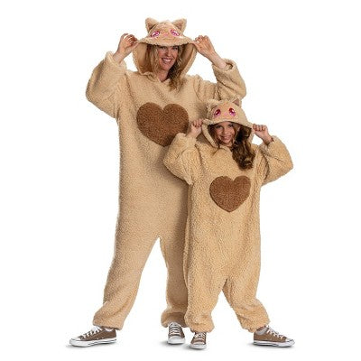 Disguise Kids' Mumu Monster Deluxe Hooded Costume Jumpsuit Sand One Size 8+