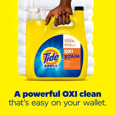 Tide Simply Oxi Stain Refresh Liquid Laundry Detergent - 162oz