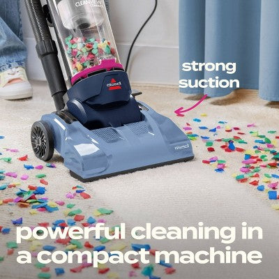 BISSELL CleanView Compact Upright Vacuum 4473 10" Cleaning Path Pet Hair Pick-Up Pink/Blue (LOCAL PICKUP ONLY)