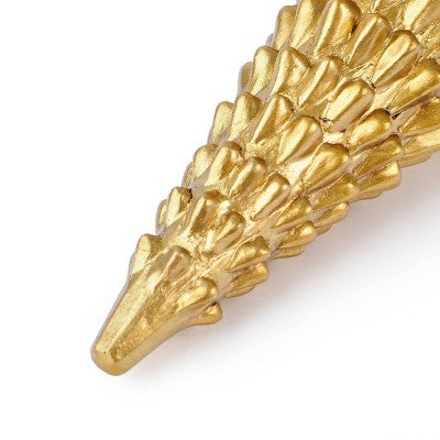 Medium Gold Resin Tree Scalloped - Bullseye's Playground