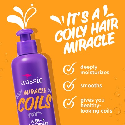 Aussie Coils Coconut, Jamine, Mandarin Leave-In Conditioner - 8.5 fl oz