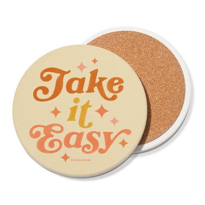 Thirstystone Take it Easy Round Coaster