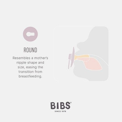 Bibs Boheme Latex Pacifier - 6-18m - Size 2 - 2pk - Sage/Cloud