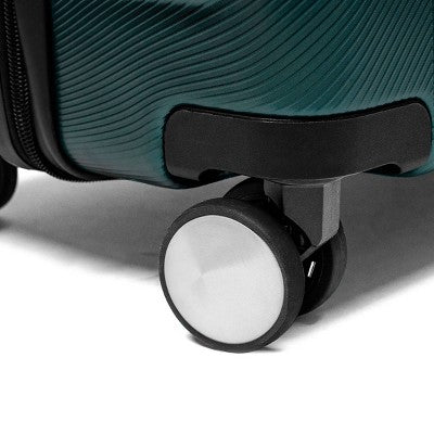 Skyline 8 Wheel Hardside Spinner 20" Carry On Suitcase - Sea Moss
