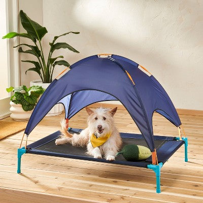 Reversible Compass Dog and Cat Bandana - Dark Yellow - The Cuddle Collab with Baloo & Pan - XS/S