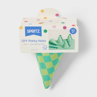 Dinosaur Party Hats 10ct - Spritz