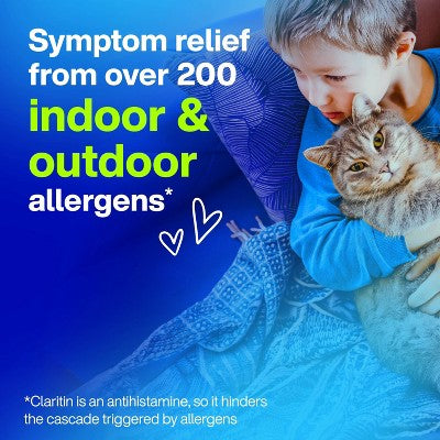 Claritin Children's 24-Hour Allergy Relief Chewables, Non-Drowsy, 5mg Loratadine, Bubblegum, Ages 2+ - 30ct