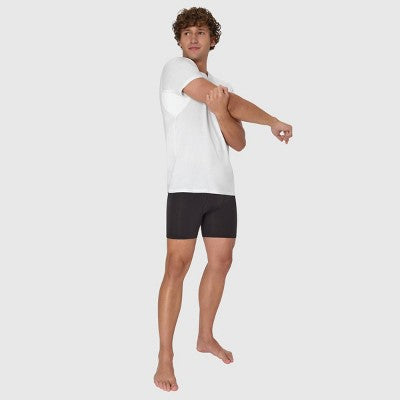 Hanes Premium Men's Sweat Block Crew Neck Undershirt 3pk - White M: Breathable, Knit Fabric