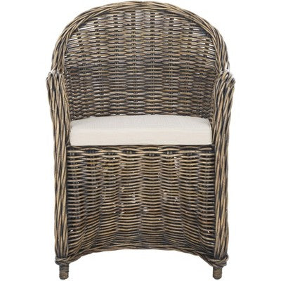 Callista Club Chair - SEA7001 - Black Wash - Safavieh (LOCAL PICKUP ONLY)