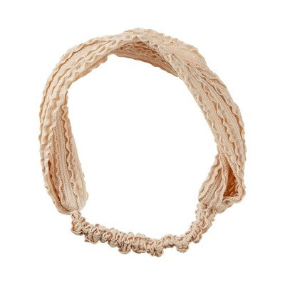scunci Boho Chic Textured Headwrap - Latte - All Hair