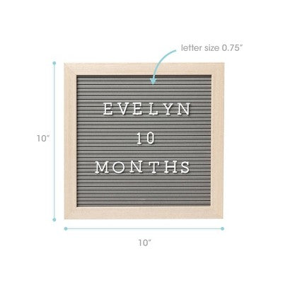 Pearhead Letterboard Set - Natural Wood