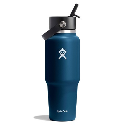 Hydro Flask 32oz Wide Mouth Flex Straw Travel Bottle - Indigo