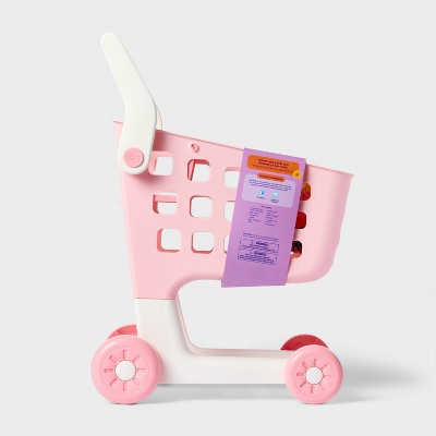 Shopping Cart and Accessories Playset - Gigglescape: Fits 14-Inch Dolls, Includes Play Food, 12 Doll Accessories