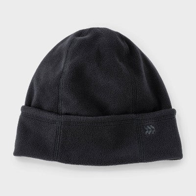 Men's Recycled Polyester Fleece Beanie - All In Motion Black