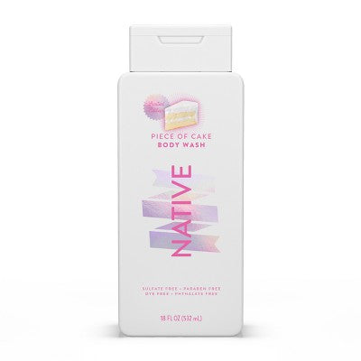 Native Body Wash - Limited Edition - Vanilla Piece of Cake - 18 fl oz