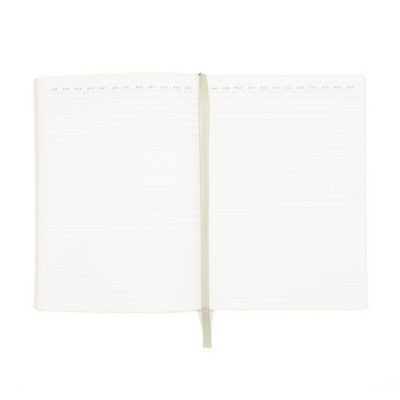Altitude 160pg Ruled Journal 8.25"x5.875" Yellow Ochre Vegan Leather